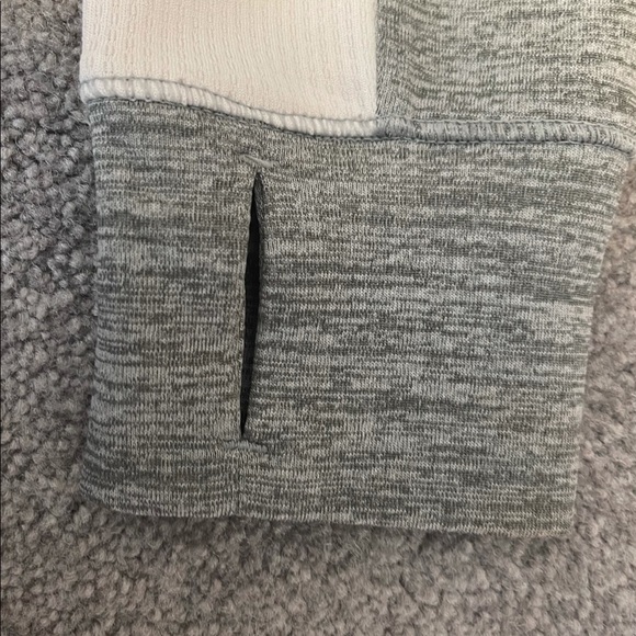 Gray and white zip up sport sweatshirt/jacket - Picture 3 of 5